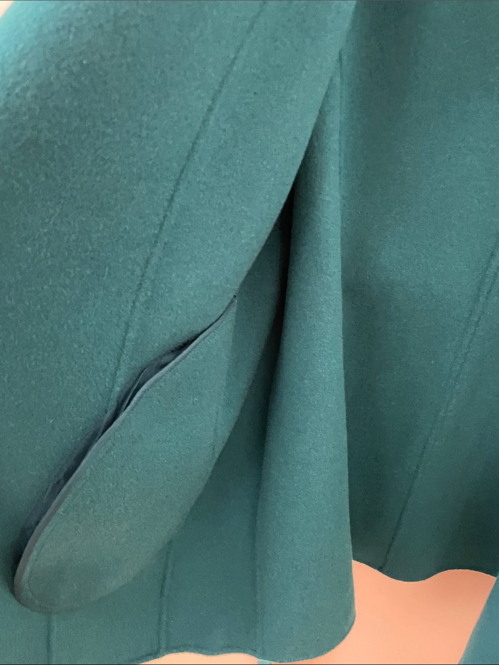 Neiman Marcus Cashmere Collection Teal Size Large Cashmere Jacket, NWT - Picture 12 of 14